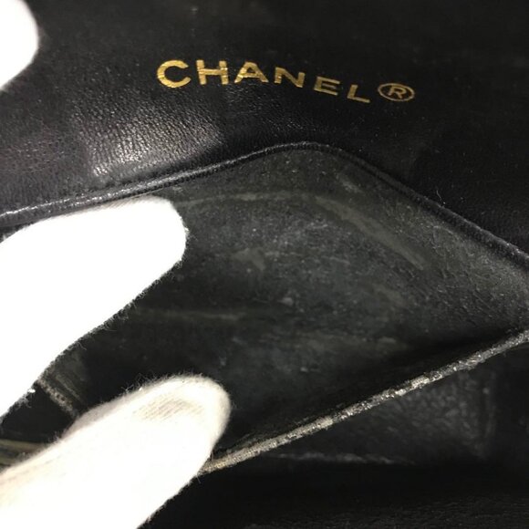 Authentic CHANEL CC Vintage Single Flap Bag Large Coco Quilted Chain Shoulder - Picture 16 of 16